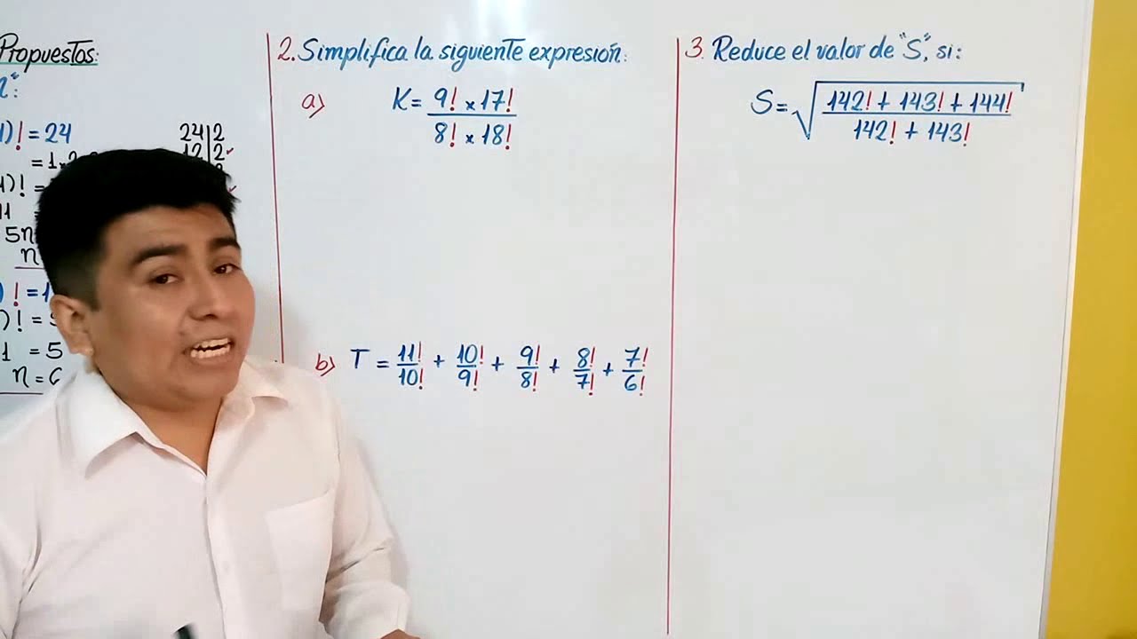 Factorial - An&aacute;lisis Combinatorio II