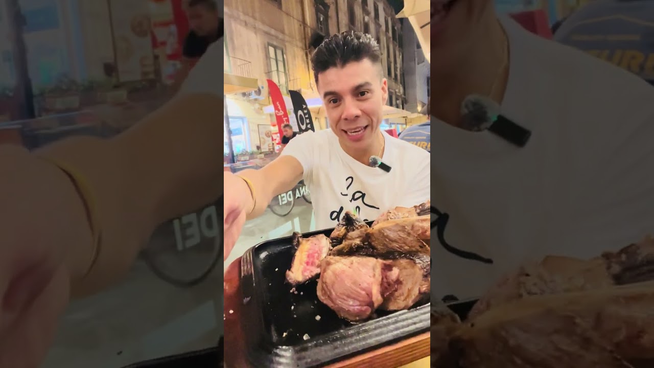 Большой стейк 🥩 последний день на Сицилии 🇮🇹🍷❤️