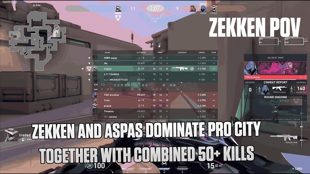 Zekken and Aspas Duo Dominate Pro City With Combined 50+ Kills ! | Valorant Highlights