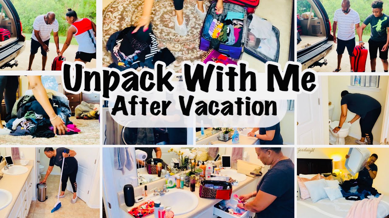 UNPACK WITH ME | AFTER VACATION | CLEANING & LAUNDRY MOTIVATION |Tifani Michelle