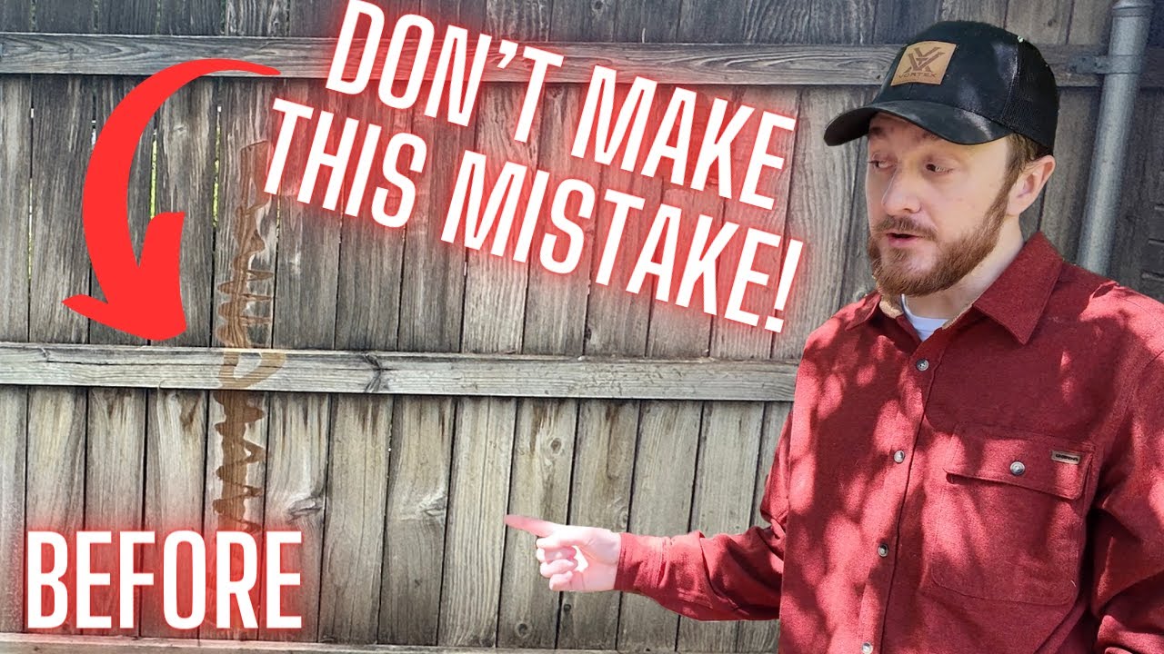HOW TO: Clean Your Fence (30 Seconds Outdoor Cleaner + Pressure Washing)
