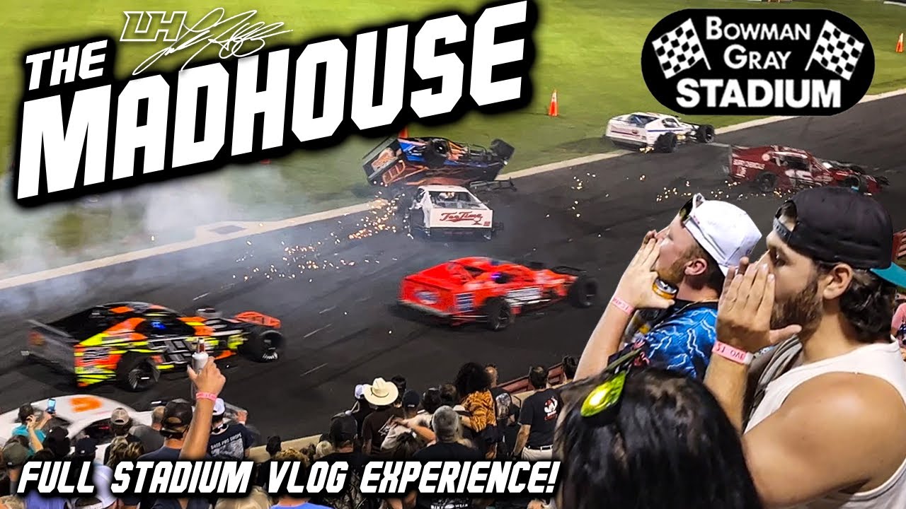 CARNAGE AT THE MADHOUSE! Bowman Gray Stadium vlog! Sights, Sounds, & Beers at the 1/4 Mile Bullring!