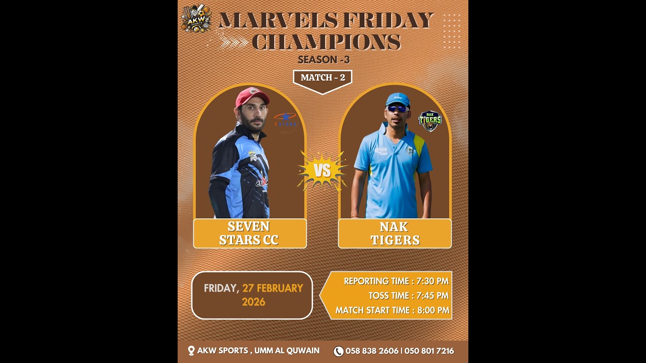 SEVEN STARS CC   VS   NAK TIGERS