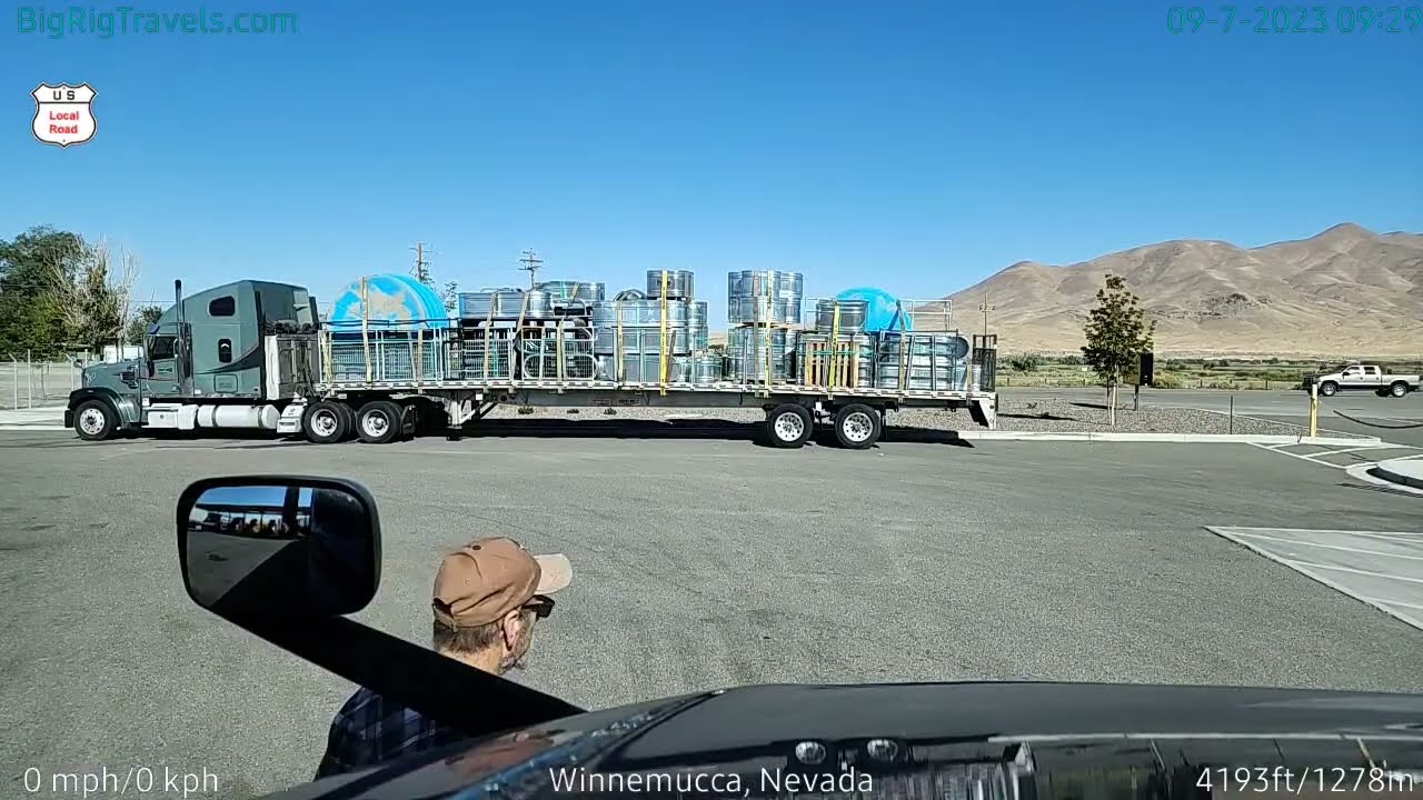 BigRigTravels LIVE | Winnemucca, NV to near the NV/UT state line (9/7/23)