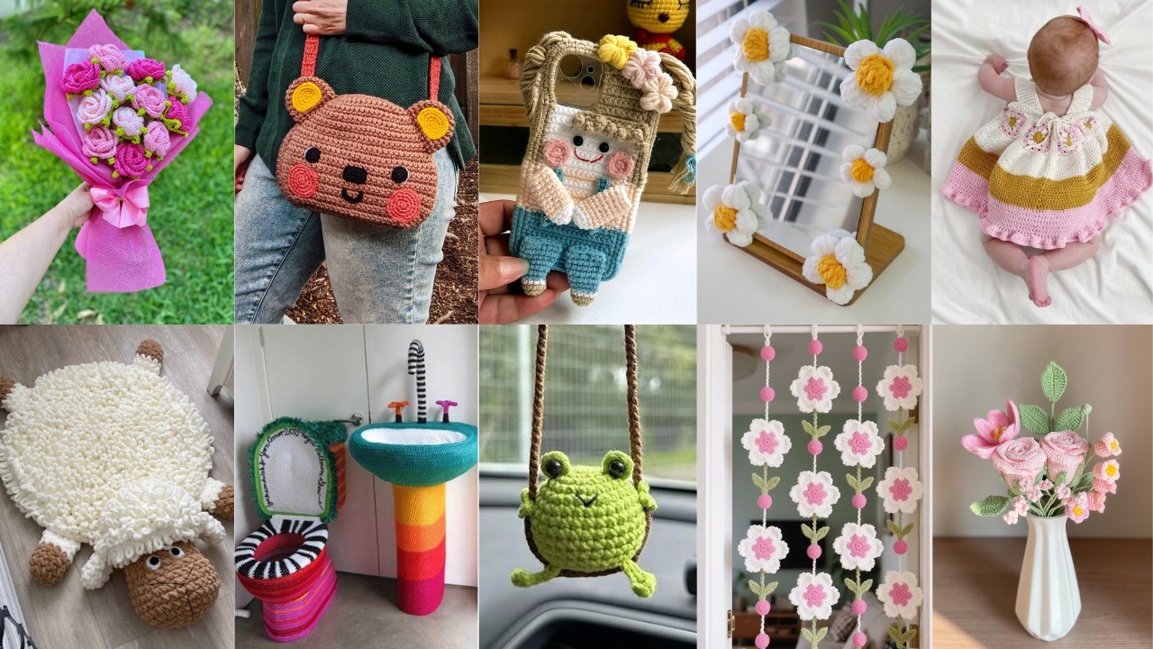 Attractive Crochet Handmade Items 2026 | Unique Crochet Home Decor Ideas