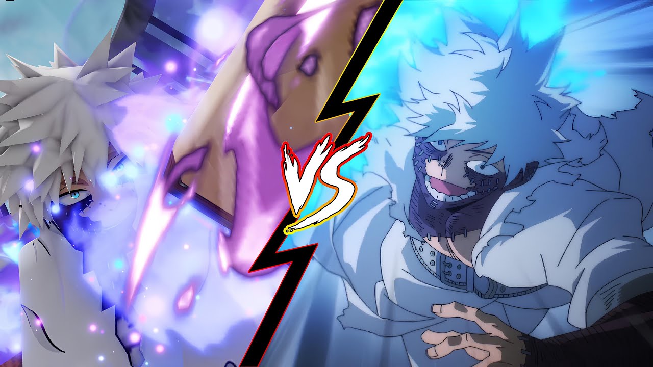 Every Heroes Battlegrounds Character vs Anime Comparison (DABI MASTERY )