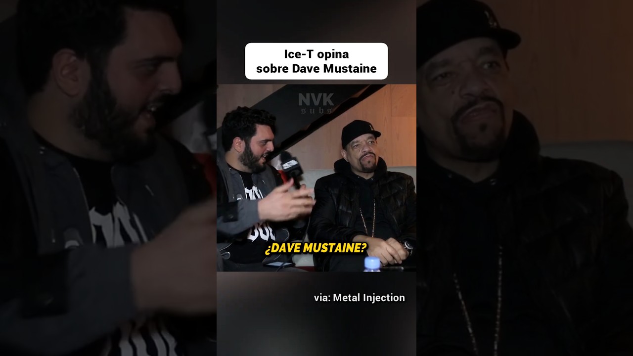 La Inesperada Conexi&oacute;n entre Ice-T y Dave Mustaine