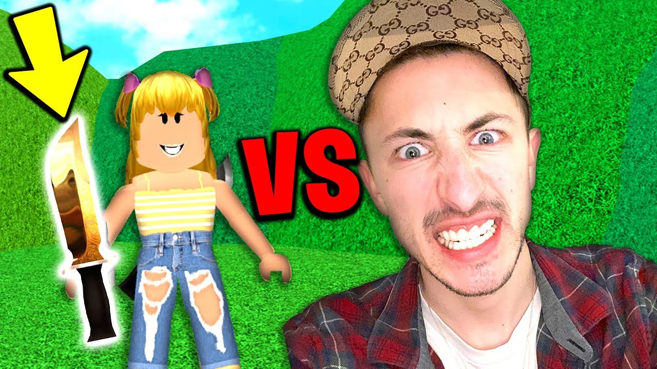 Me VS Noob For My Corrupt Back In Murder Mystery 2