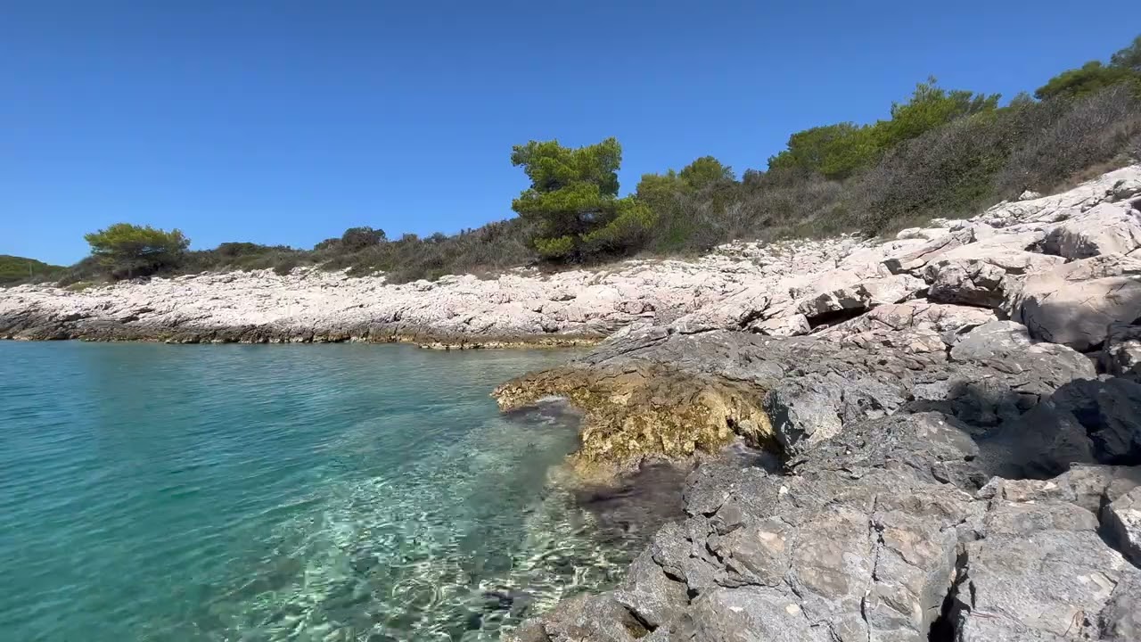Croatian Island Ambiance  - Adriatic Seaside Views & Nature Sounds - Relaxing European Paradise