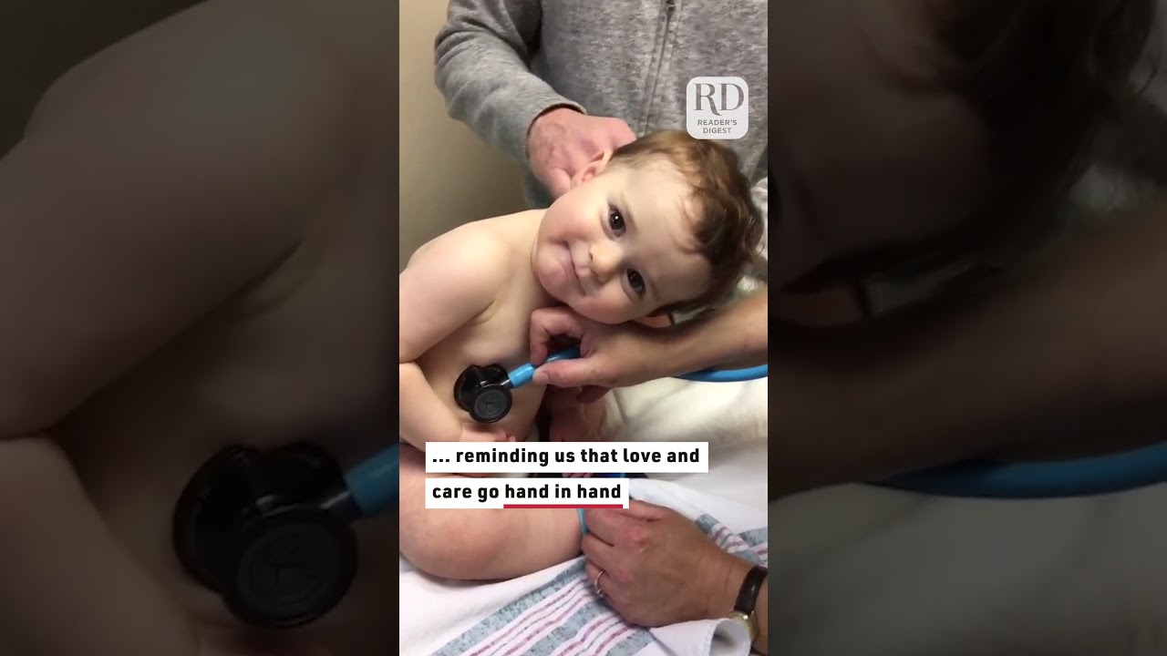 This doctor's appointment turned into a cuddle session! #babies