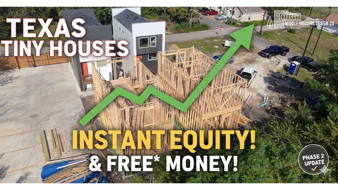 Проект Texas Tiny Houses, фаза 2: мгновенное получение прибыли и обновление информации о приобрет...