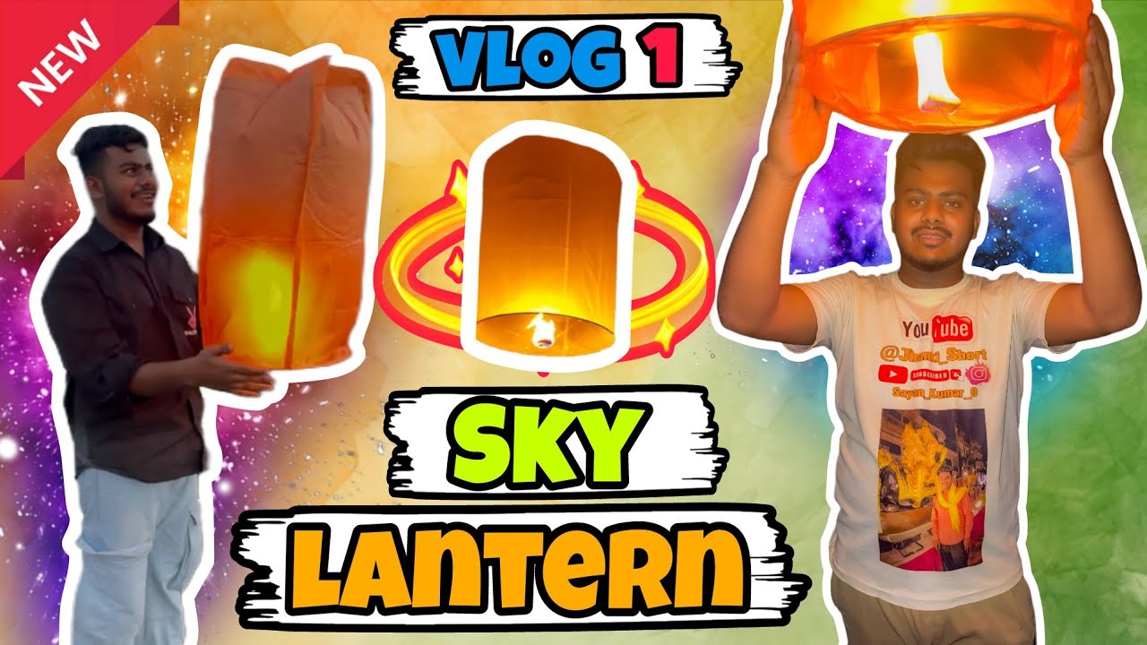 Sky Lantern | Mini Hot Air Balloon - ₹20 | Sky Lantern IN Hindi |