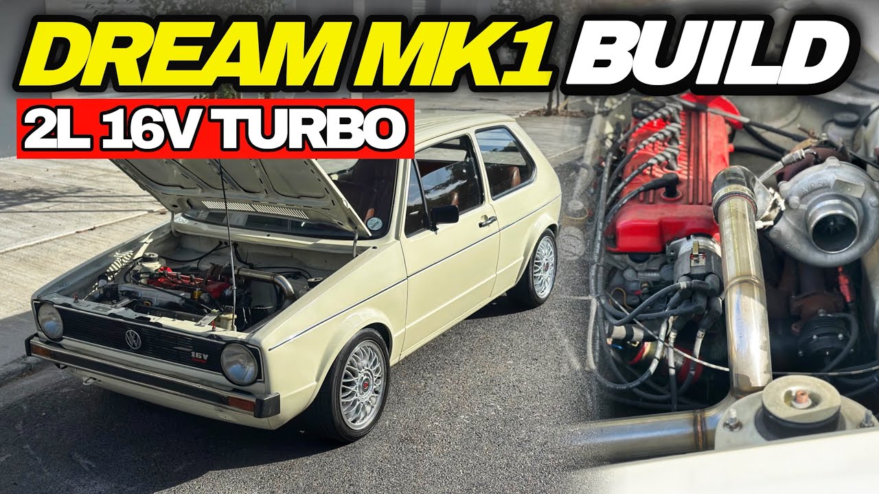 Незаметный Volkswagen Mk1 Rabbit с турбонаддувом и 16-клапанным двигателем!! 🔥😱 #mk1 #cars