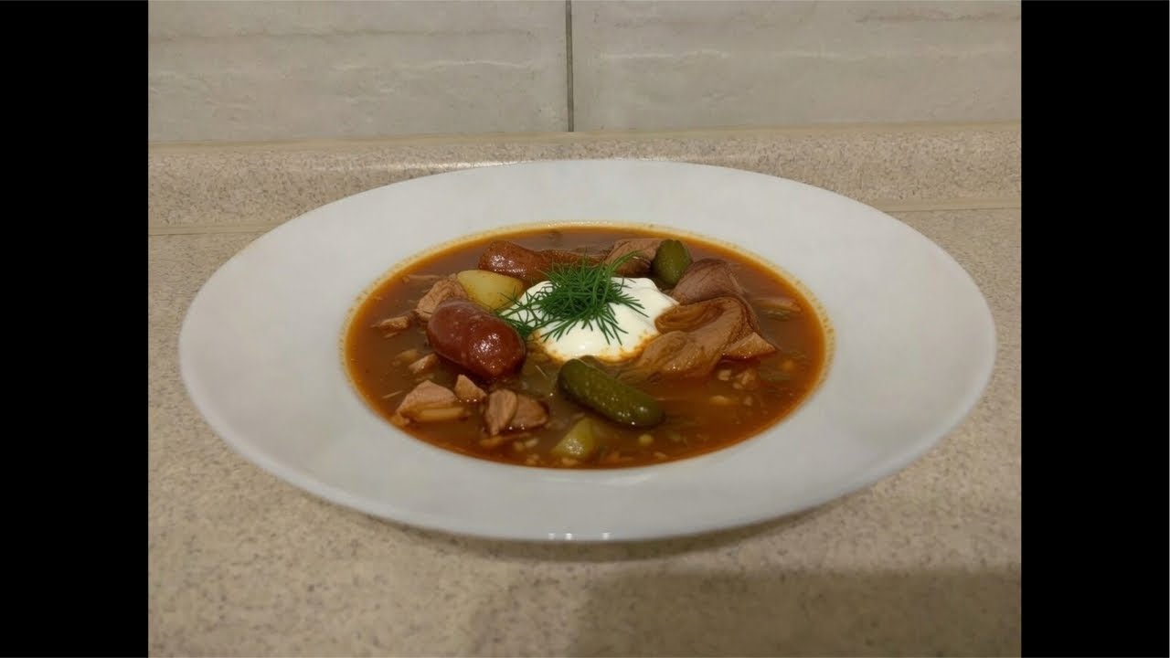 Смачна мʼясна солянка Delicious meat hodgepodge Deliciosa mezcla de carne おいしい肉の寄せ集め