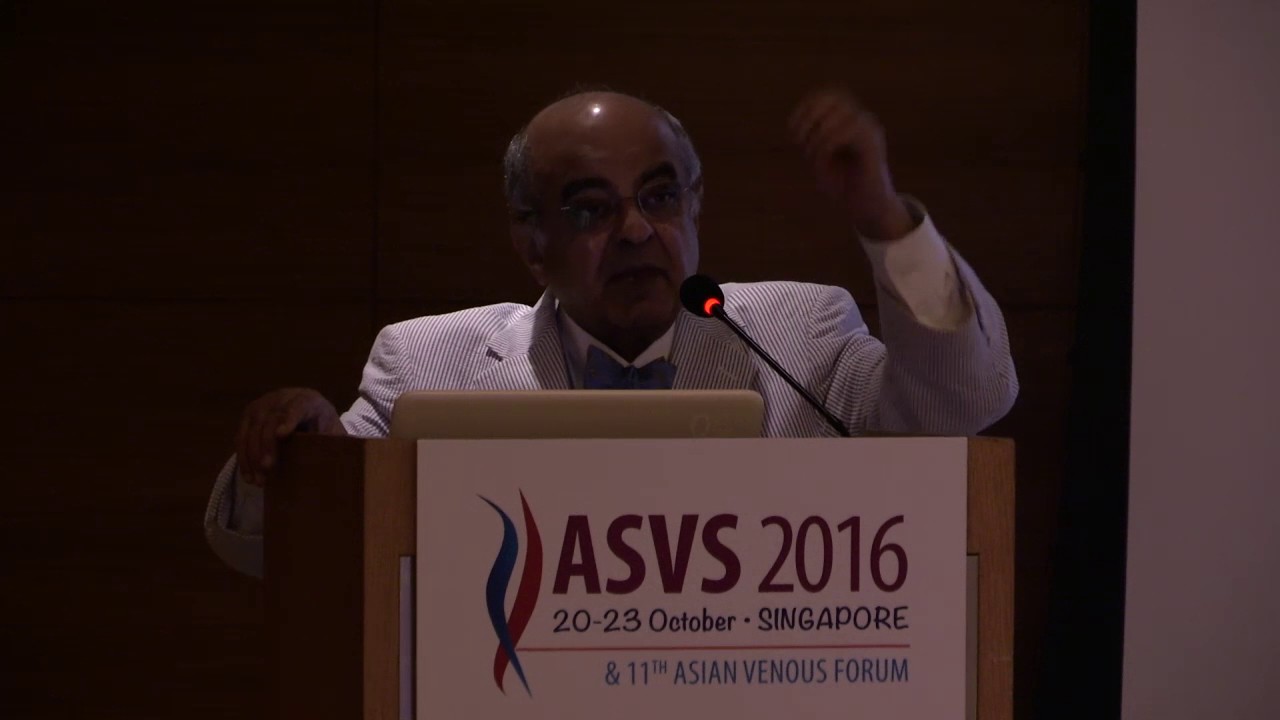 ASVS 2016 - Speech on 'Role of IVUS in iliac vein stenting' by Dr Seshadri Raju, MD, FACS.
