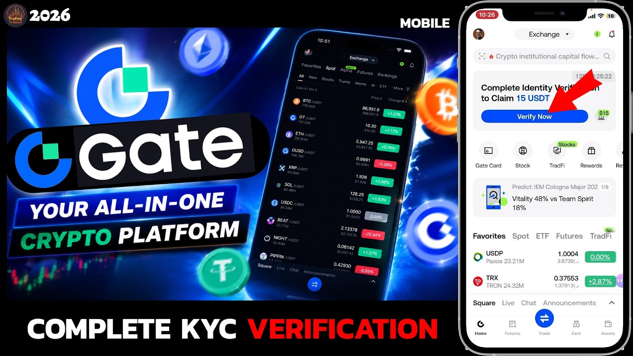 Как пройти KYC-верификацию на Gate.io (Гайд 2026)?