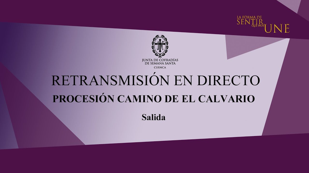 ✝  Viernes Santo – Salida de la Procesión Camino del Calvario #Cuenca #SemanaSantaCuenca