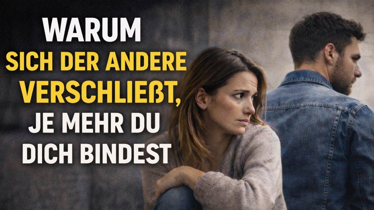 Warum sich der andere verschließt, je mehr du dich bindest