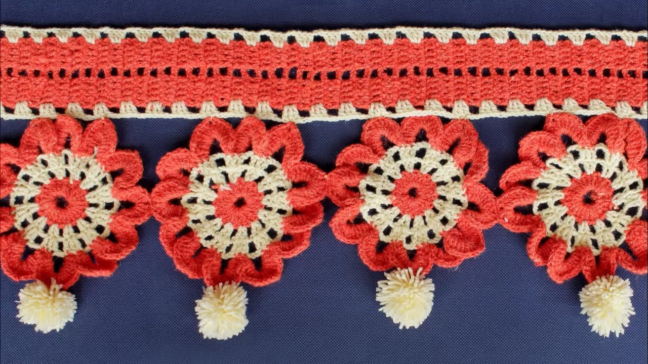 New WOW !! Door Hanging Toran Making at Home | Woolen Toran New Design | Door Hanging Crochet