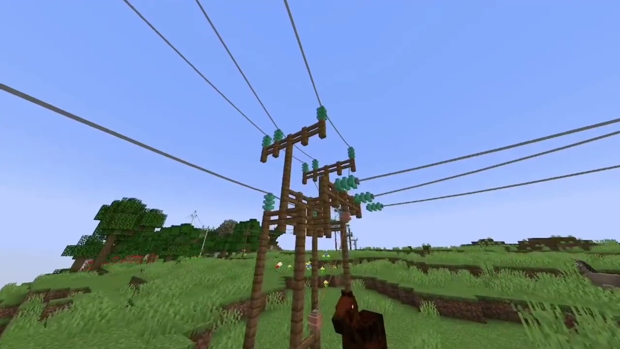 Power Lines In Minecraft With IE mod #2