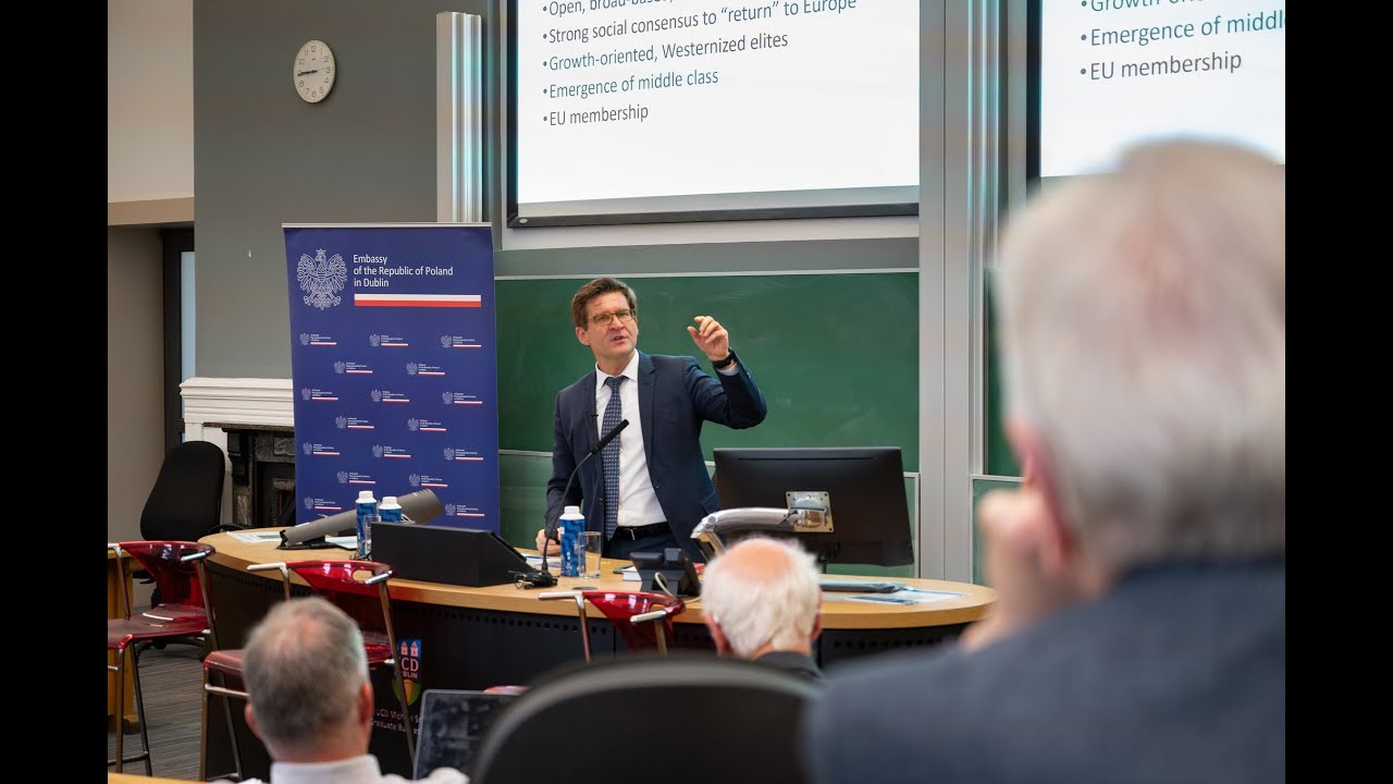 Talk by Prof. Marcin Piątkowski on Poland’s outstanding economic success of the last 35 years.