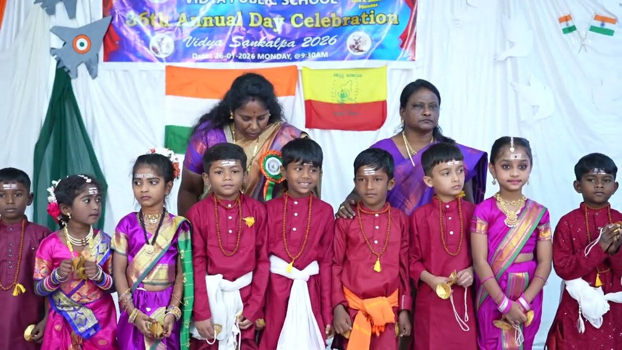 Vidya Sankalpa 2026 | Class 3 & 4 Performance | Kamsale Folk Dance 🥁🌿