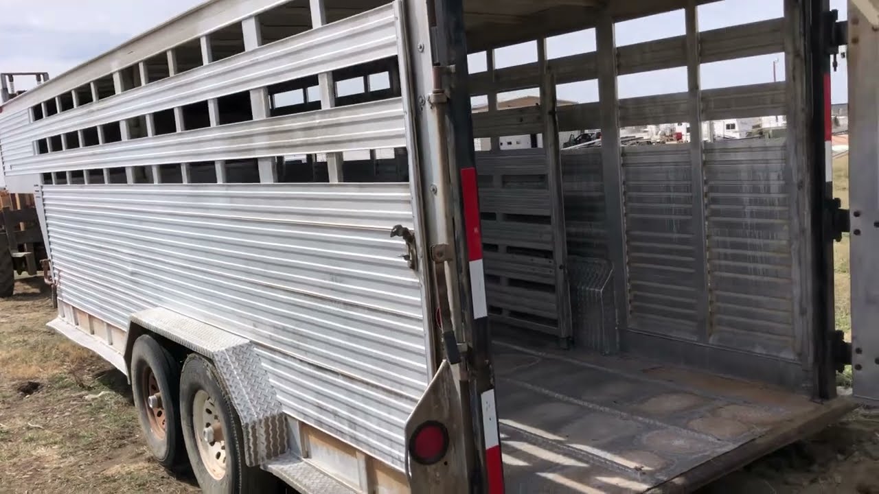 Barrett Stock Trailer Selling Montana