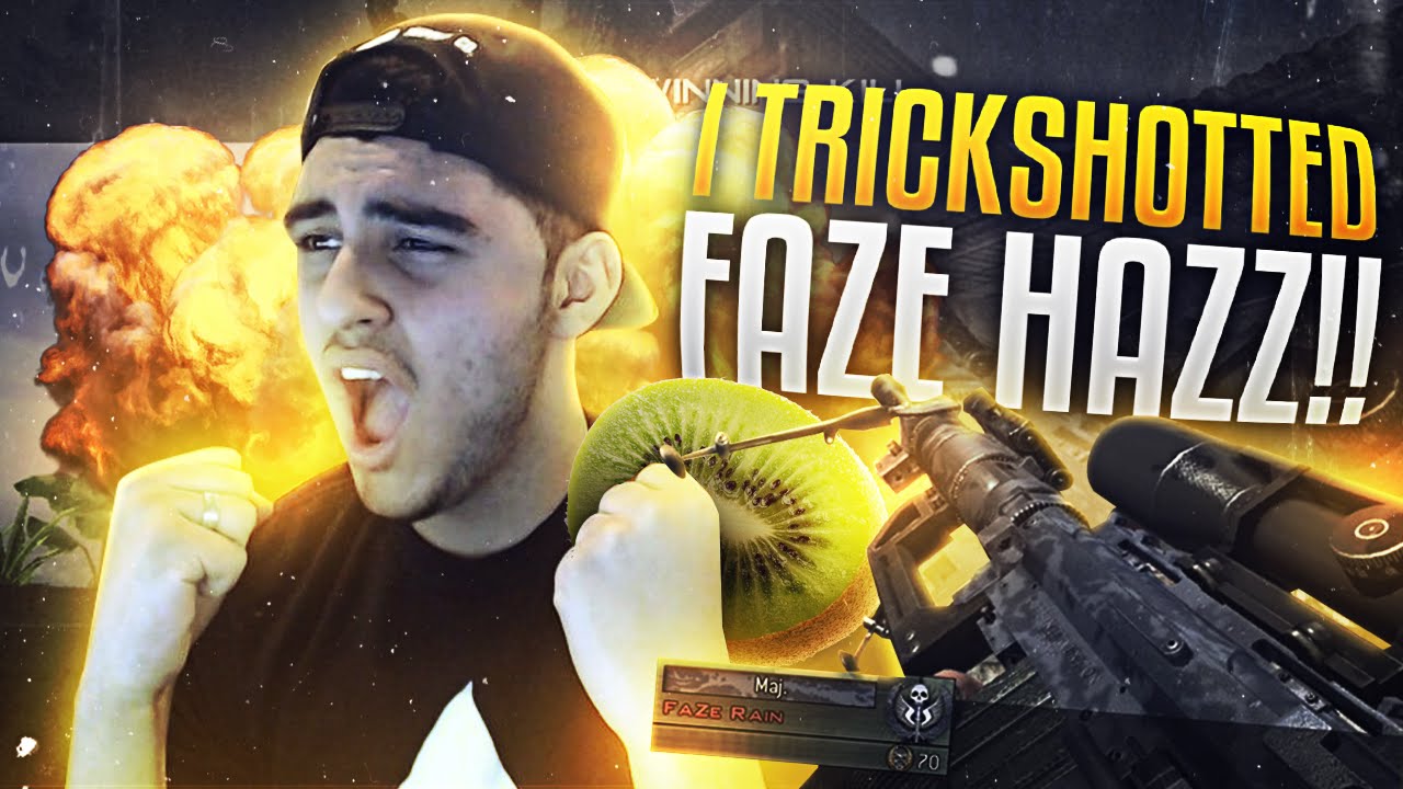 I TRICKSHOTTED FAZE HAZZ!!
