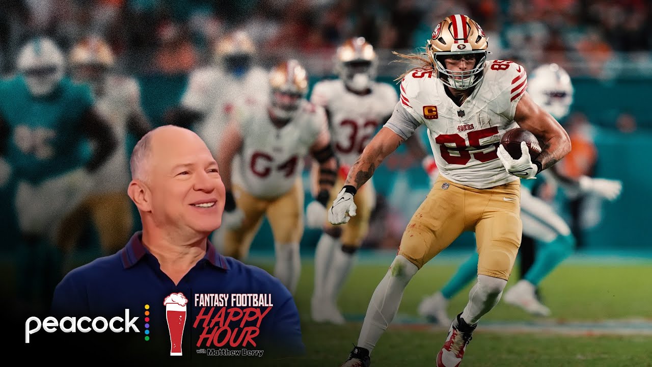Why Kittle, McBride are worth drafting over Bowers | Fantasy Football Happy Hour | NFL on NBC