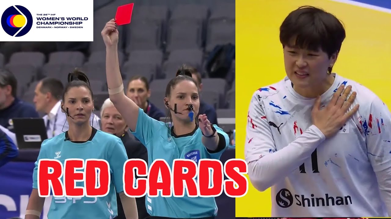 TOP RED CARDS HANDBALL 2023 World Women's Championship