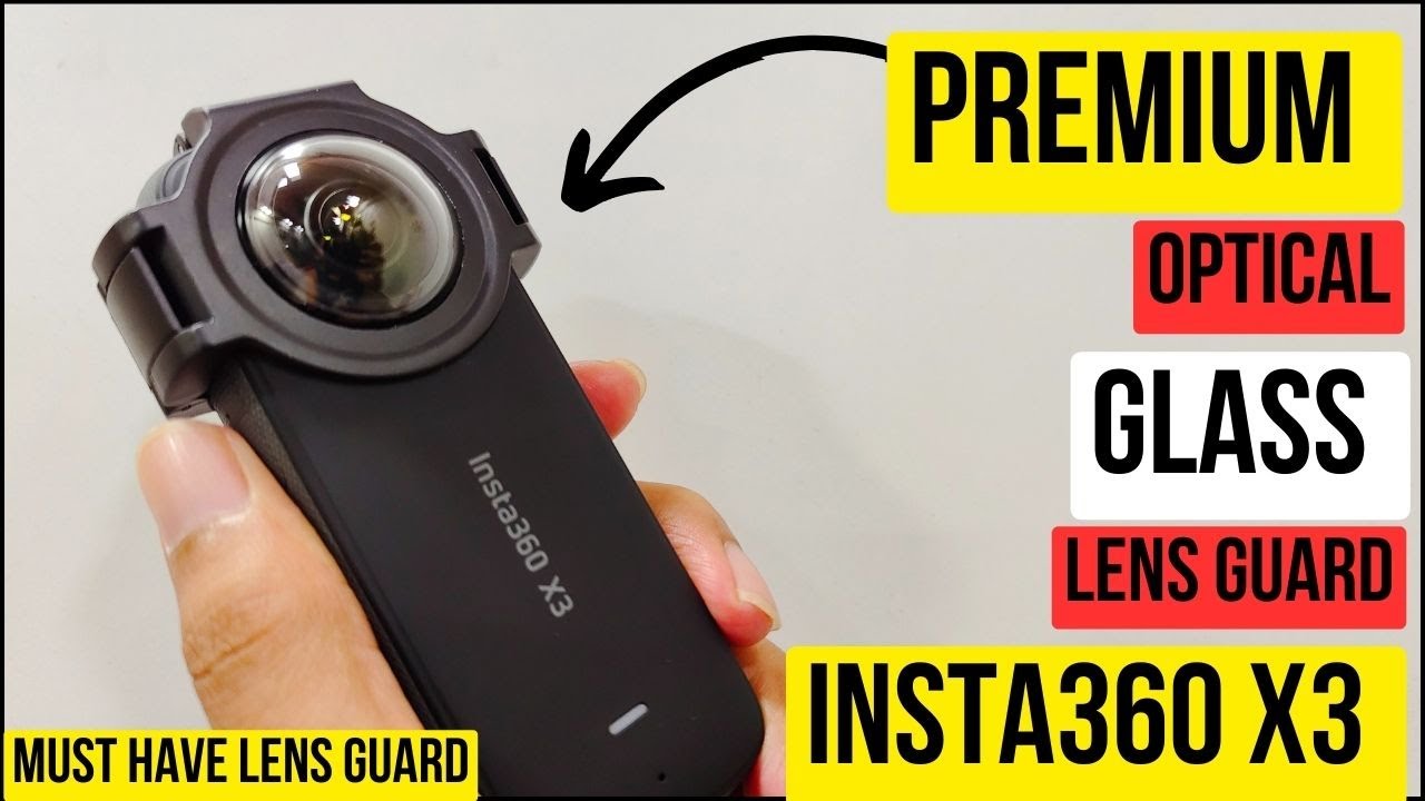 (Best lens guard for insta360 x3 ) ✅Premium Glass Lens Guard for Insta360 x4