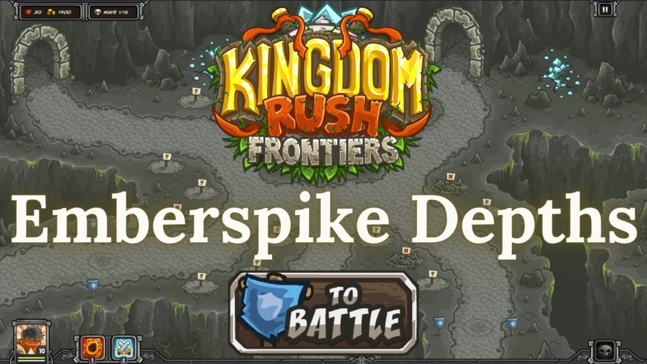 Kingdom Rush Frontiers - EMBERSPIKE DEPTHS - Campaign (VETERAN)