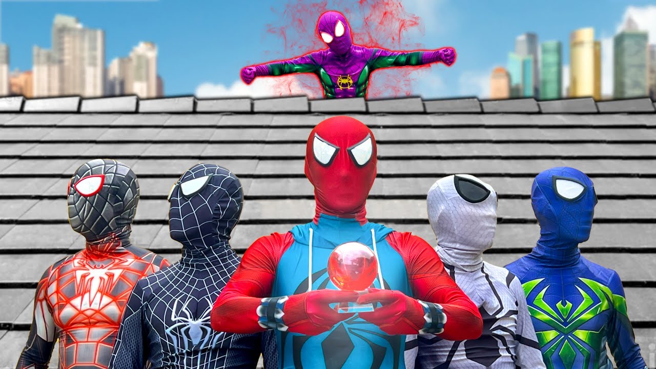 PRO 5 SPIDER-MAN TEAM vs BAD ALIEN || Spider-Man's Blood Pearl Battle ( Action Movie ) - Follow Me