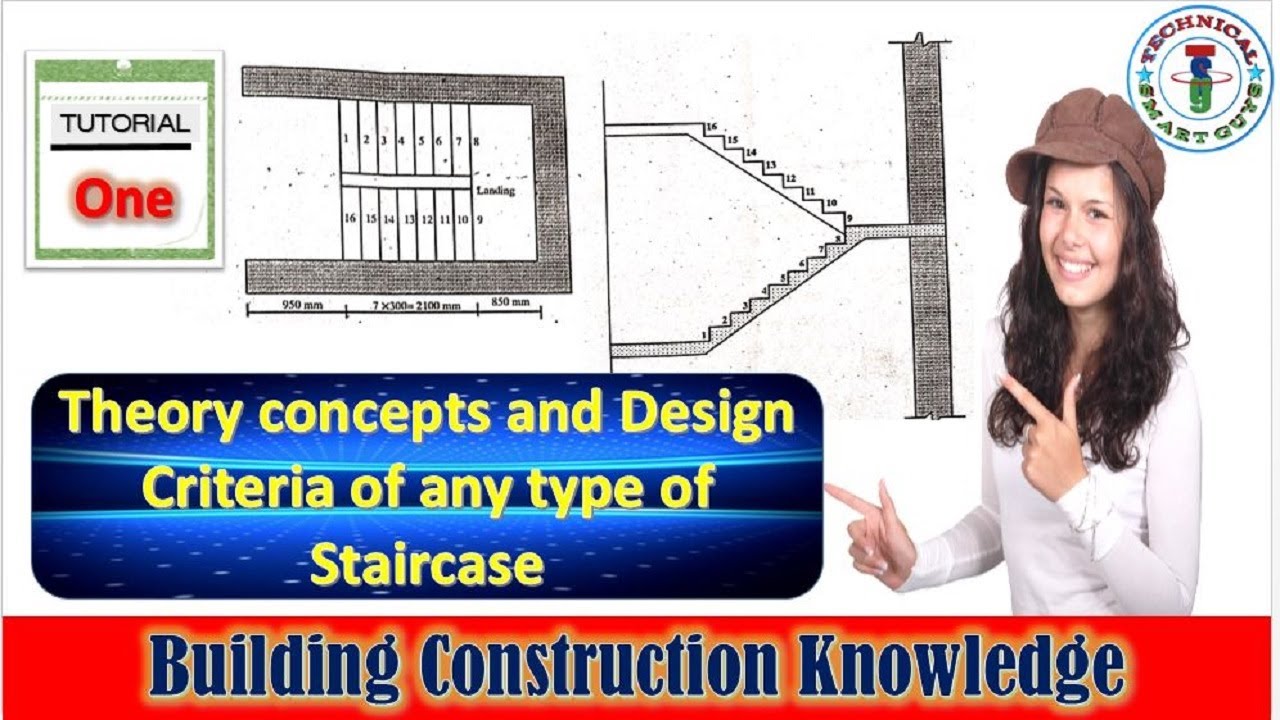 Theory concepts and Design Criteria of all type of Staircase | Basic Knowledge staircase for Civil