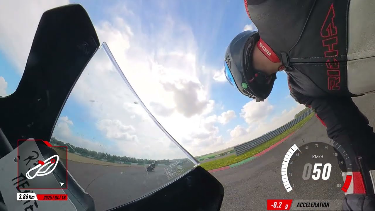 RIDER POV TRACK DAY 2 (Beginner) Green in Yellow Group (Yamaha R3) at METTET Circuit Jules Tachény