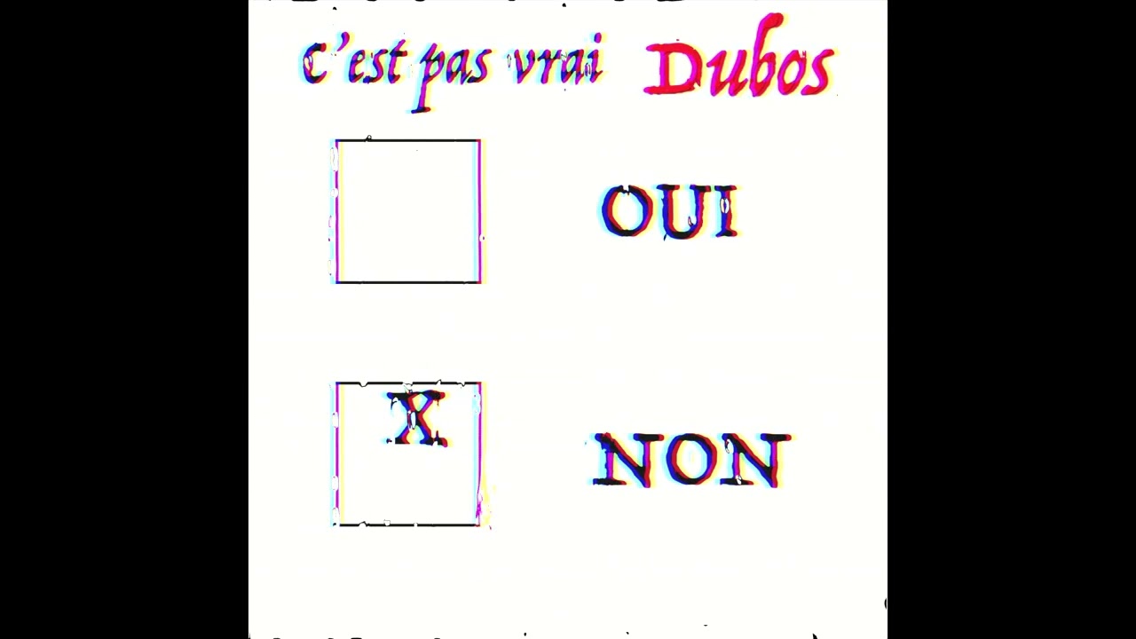 C'est Pas Vrai - Dubos