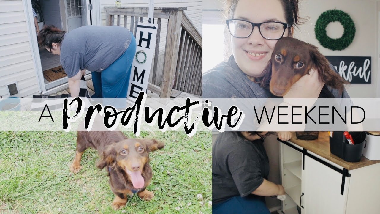4 day mobile home clean, declutter, and decorate with me | Mobile home living | weekend vlog
