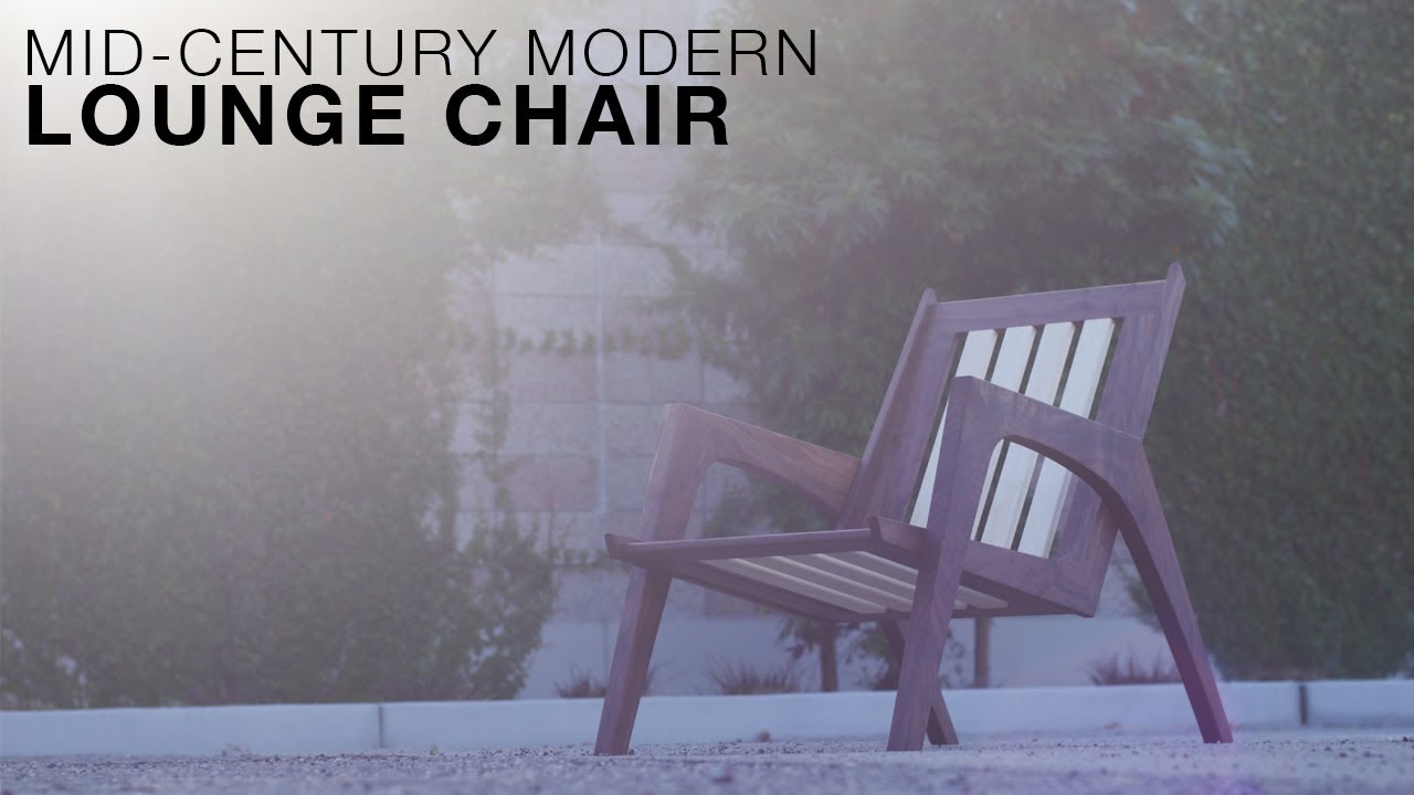 Building a Mid-century Modern Lounge Chair: Redux -- Plans Available!