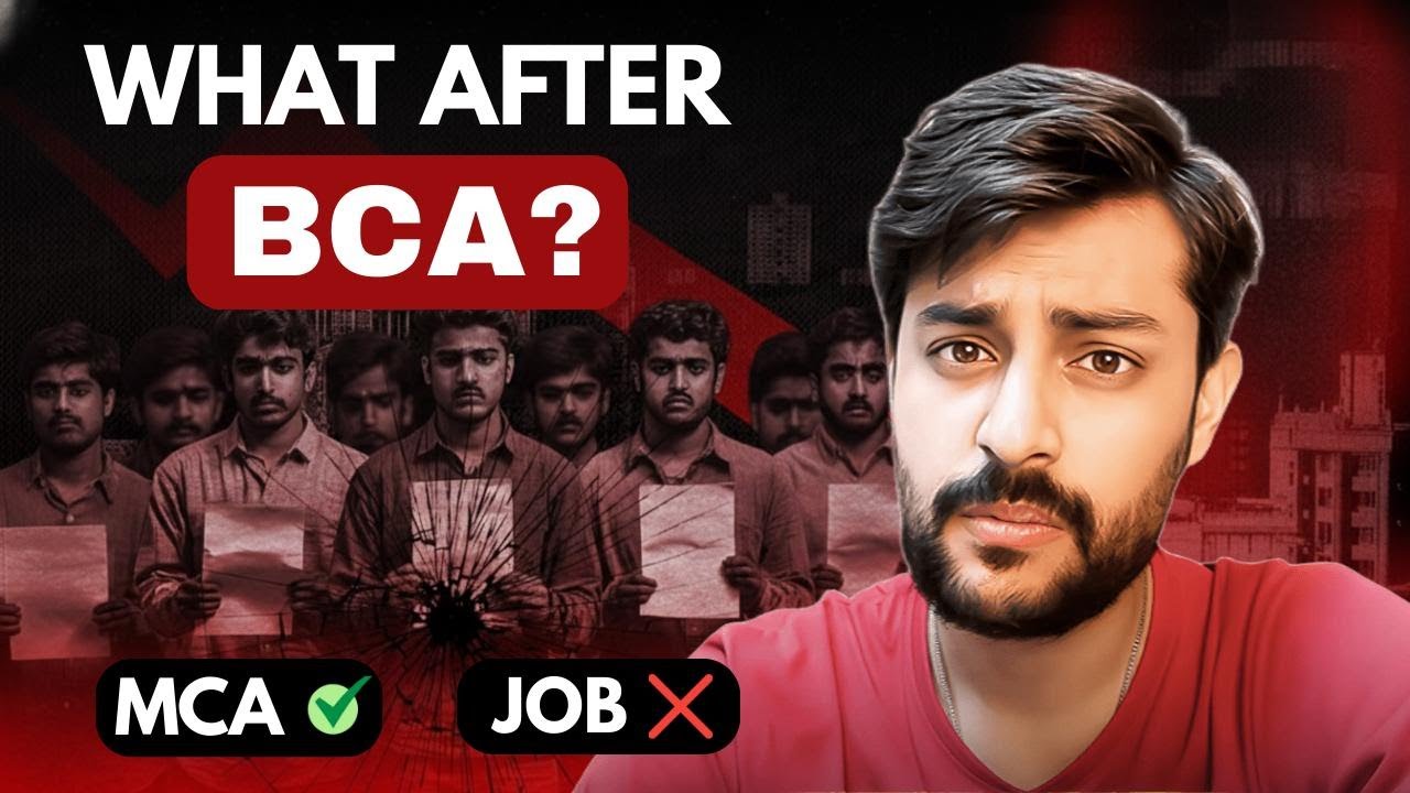 Watch this after your BCA | Best career option after BCA | Job or MCA?