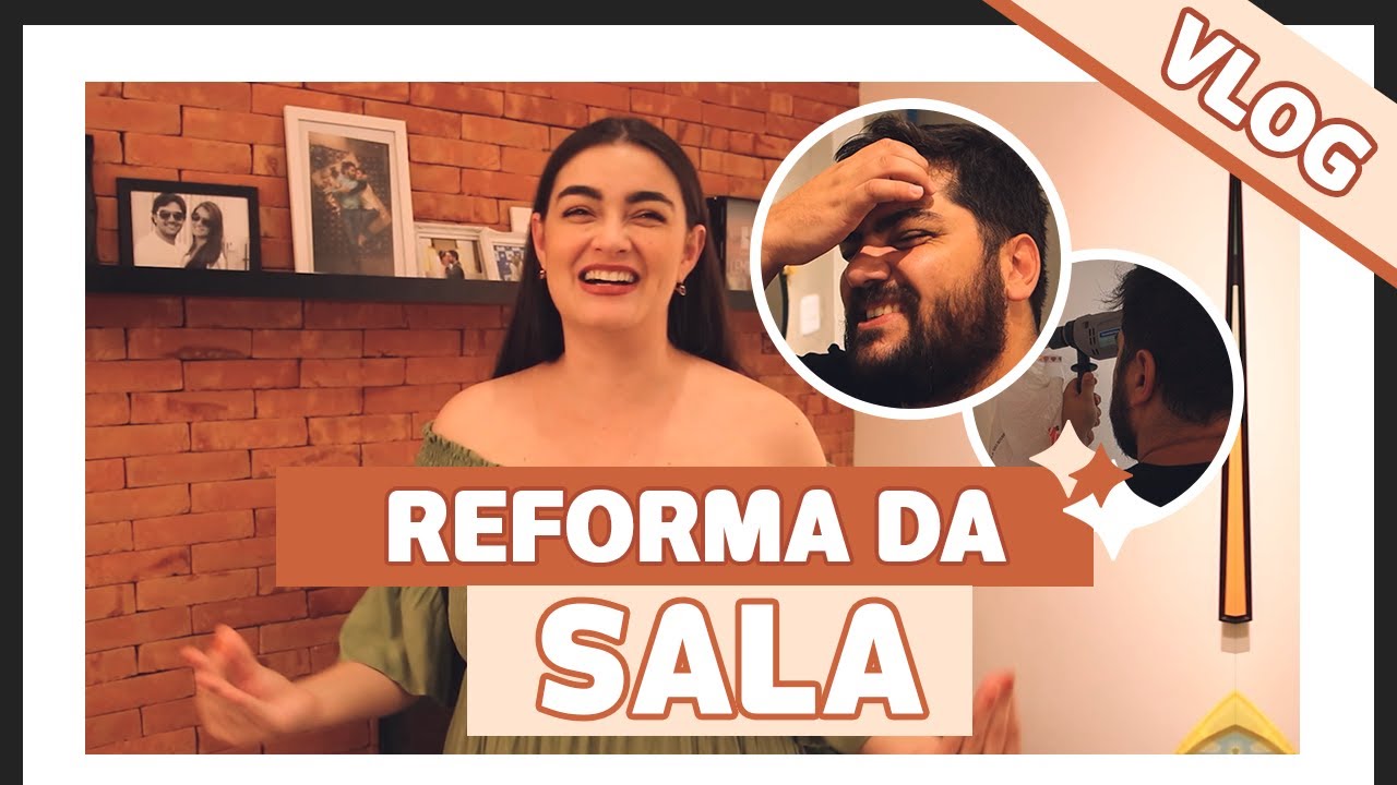 VLOG MUDAMOS A SALA: Organização + compras