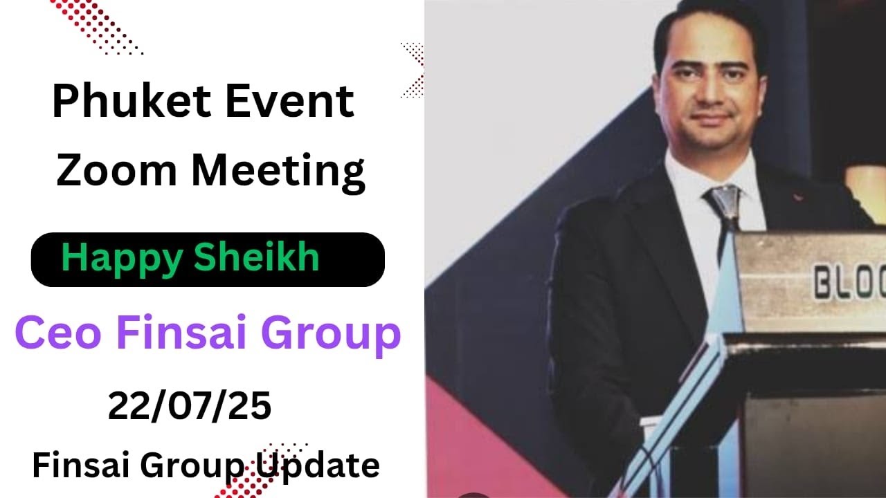 Phuket Event Zoom Live Updates Guest ||  Co - Founder Mr Happy Sheikh || the soilverse Latest update