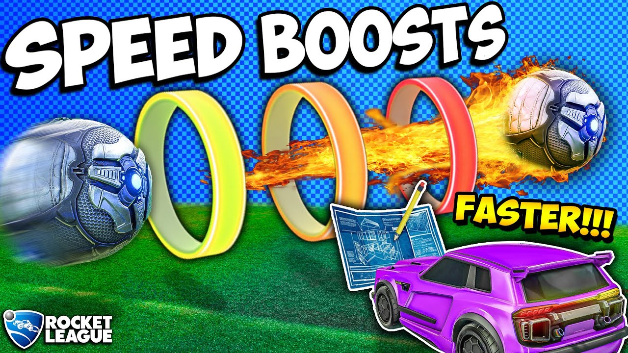 I added SPEED BOOSTS to Rocket League Build Mode, it was insane