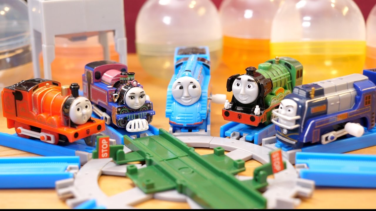 カプセルプラレール きかんしゃトーマス 走れ！世界のなかまたち編 capsule toy Thomas&Friends The Great Race