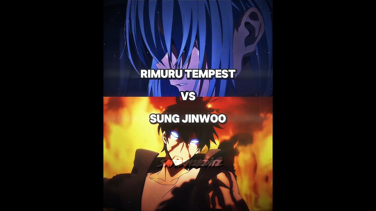 Rimuru vs Sung Jinwoo || Slime x Solo Leveling #anime #animeedit #shorts #viral