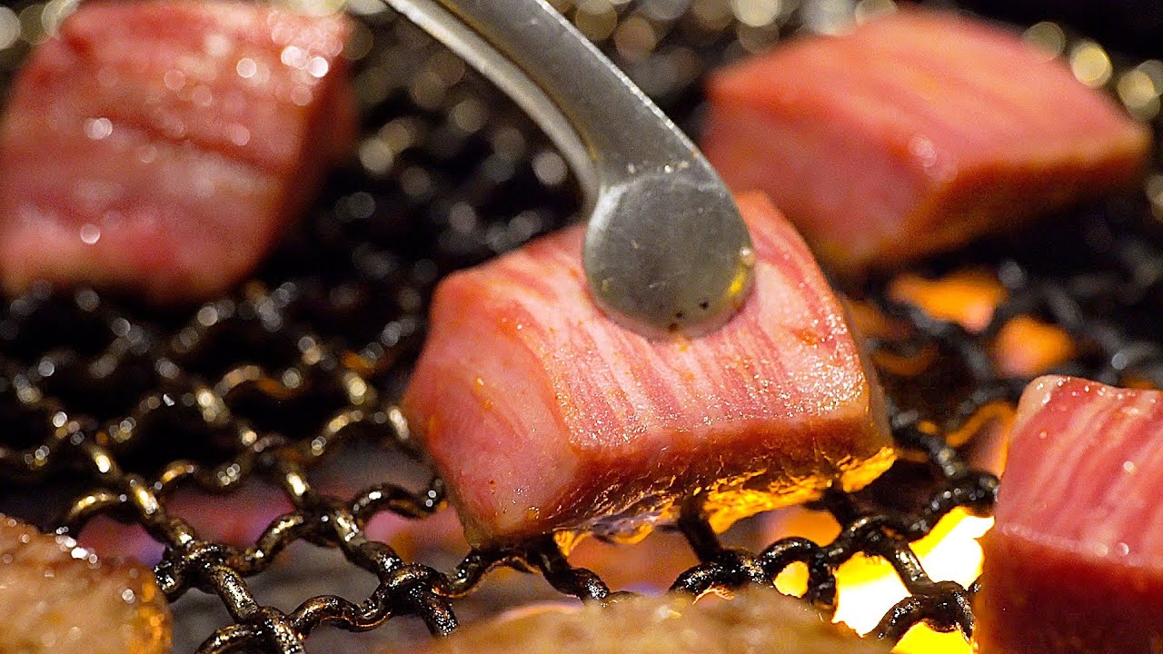 Japanese Olive Wagyu Beef Being Cooked Is Satisfying