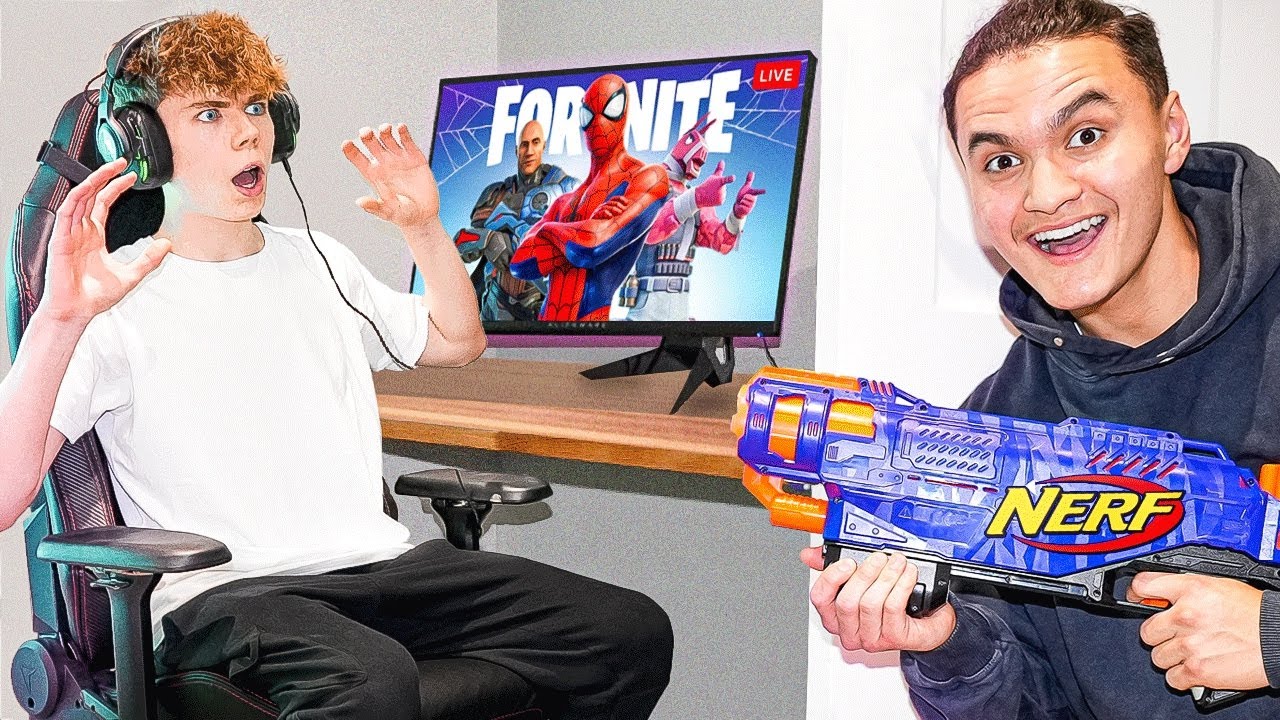 Stream Sniping Fortnite Pro Streamer In Real Life