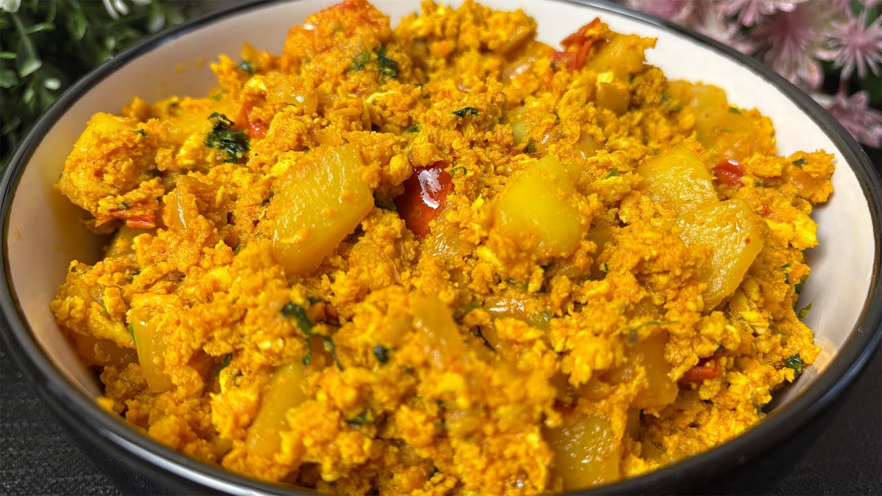 Aloo Anday Recipe • Aloo Ande Ki Bhujia Recipe • How To Make Egg Potato Masala Curry Recipe