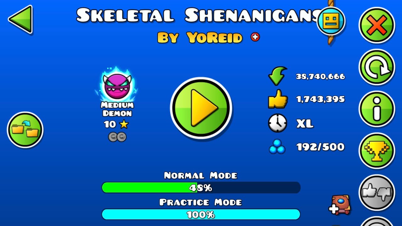 🔴 Mini Stream - Beating Skeletal Shenanigans 🔴 Geometry Dash Live 🔴