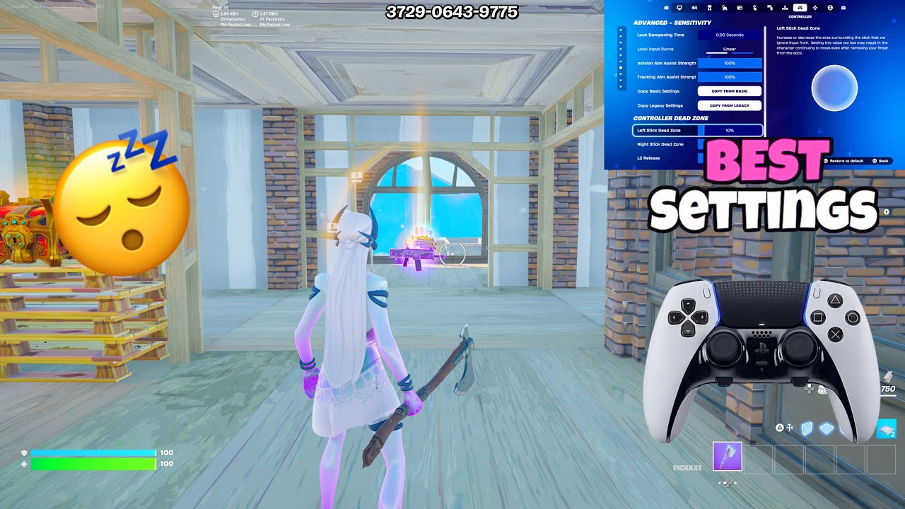 Fortnite Tilted Zone Wars Gameplay😴 (4K 120FPS) | PS5 Controller | Best Controller Settings🎯