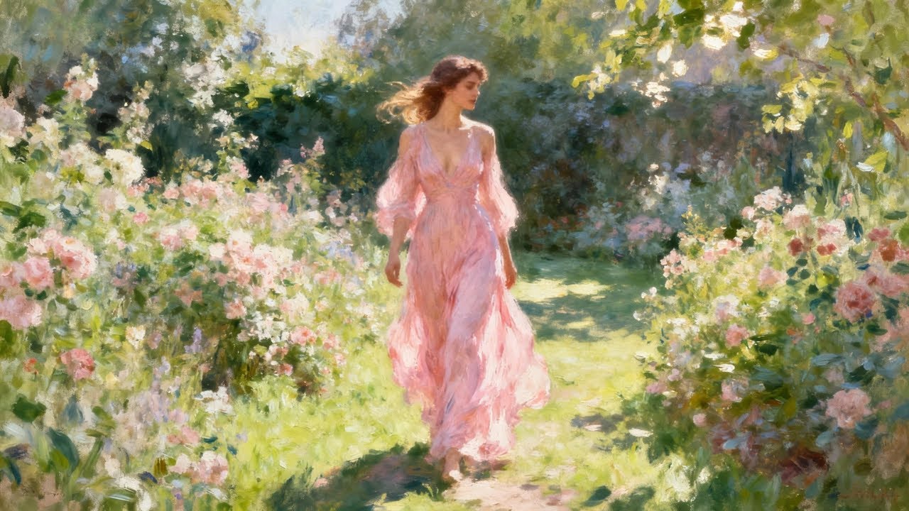 Visual Poems | Claude Monet | Woman with a Parasol